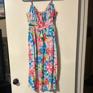 Old Navy Floral Multicolor Sundress
